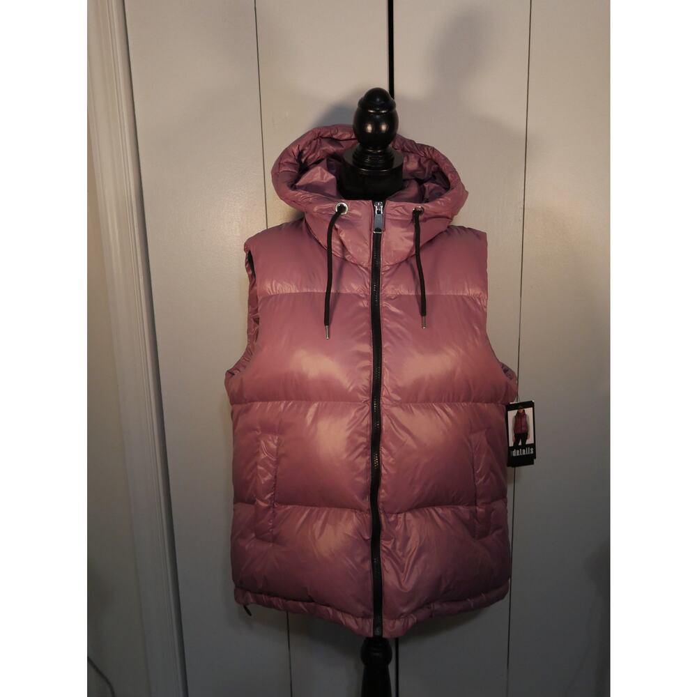 NWT INTL Details Water Repellent Down/Feather Vest Size XL